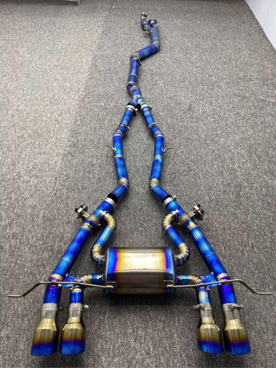 S58 Valved Catback Exhaust (Titanium) - G8X M2/M3/M4.