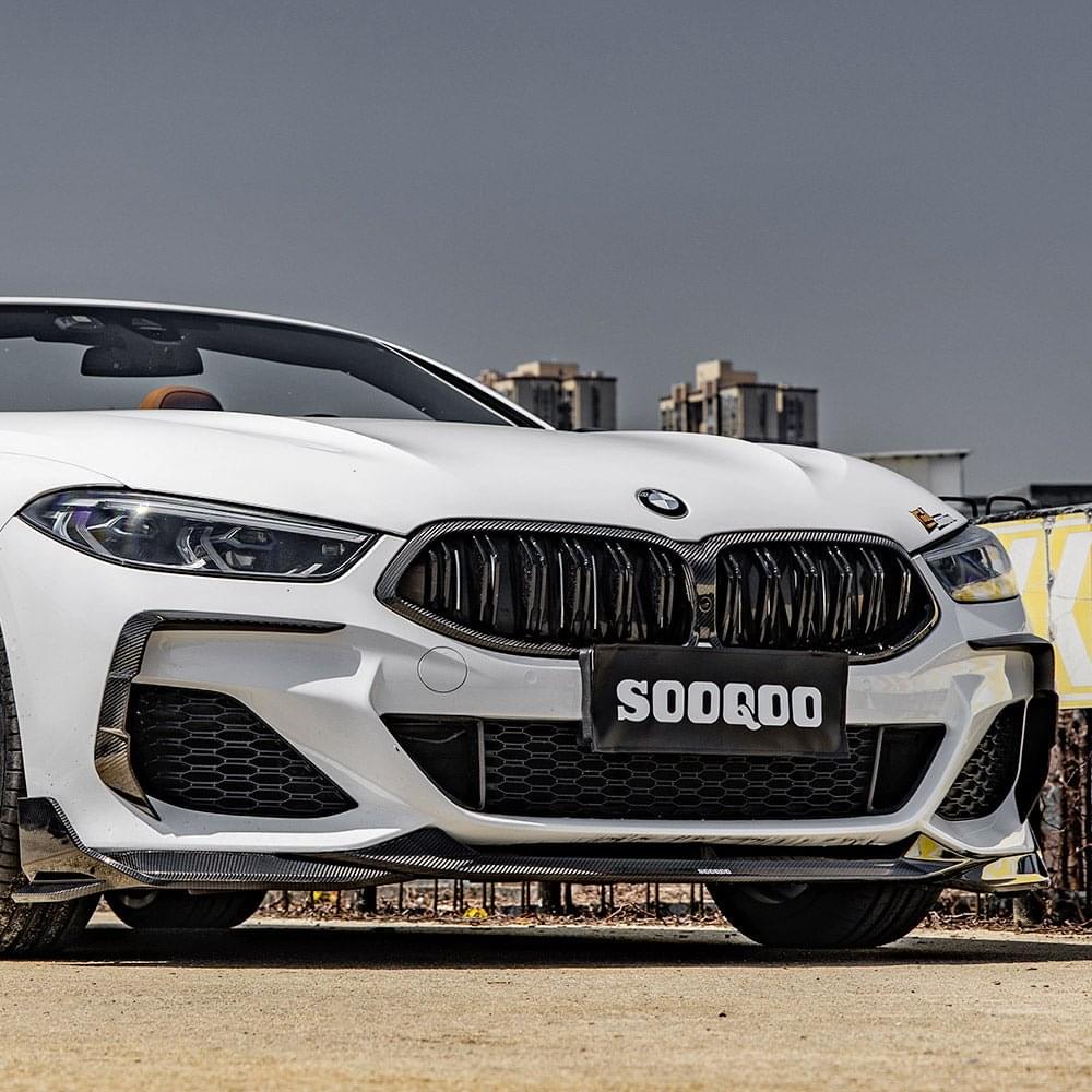SOOQOO BMW G14 G15 G16 Carbon Fiber Front Lip.