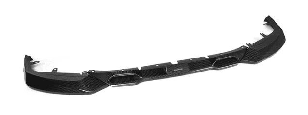 SooQoo BMW G87 M2 SQ-A Front Splitter In Gloss Carbon Fibre.