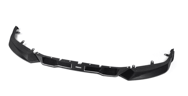 SooQoo BMW G87 M2 SQ-B Front Splitter In Gloss Carbon Fibre.
