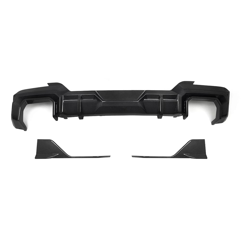 SOOQOO BMW X3 G01 LCI Carbon Fiber Diffuser.