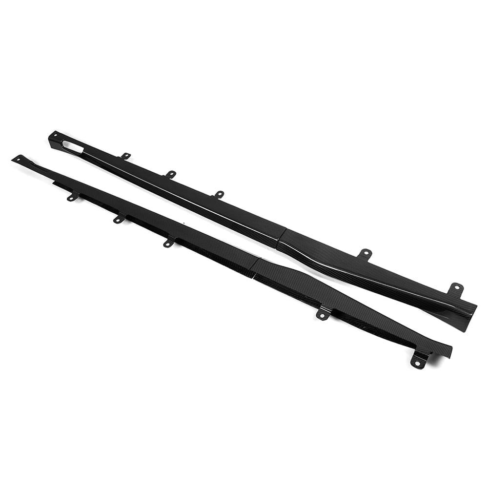 SOOQOO BMW X3M F97 X4M F98 Carbon Fiber Side Skirt.