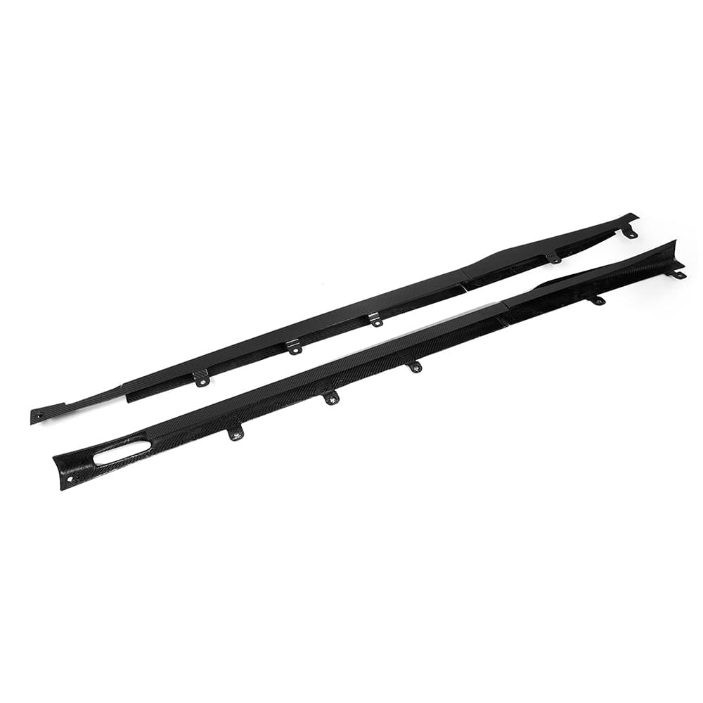 SOOQOO BMW X3M F97 X4M F98 Carbon Fiber Side Skirt.