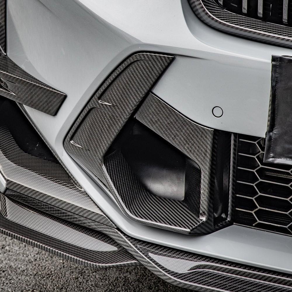 SOOQOO BMW X3M F97 X4M F98 LCI Carbon Fiber Front Duct.