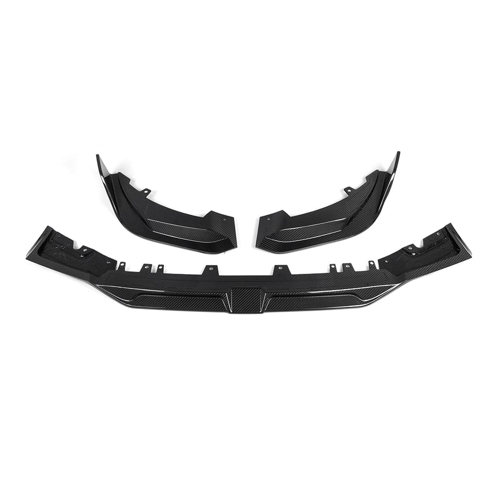 SOOQOO BMW X3M F97 X4M F98 LCI Carbon Fiber Front Lip.