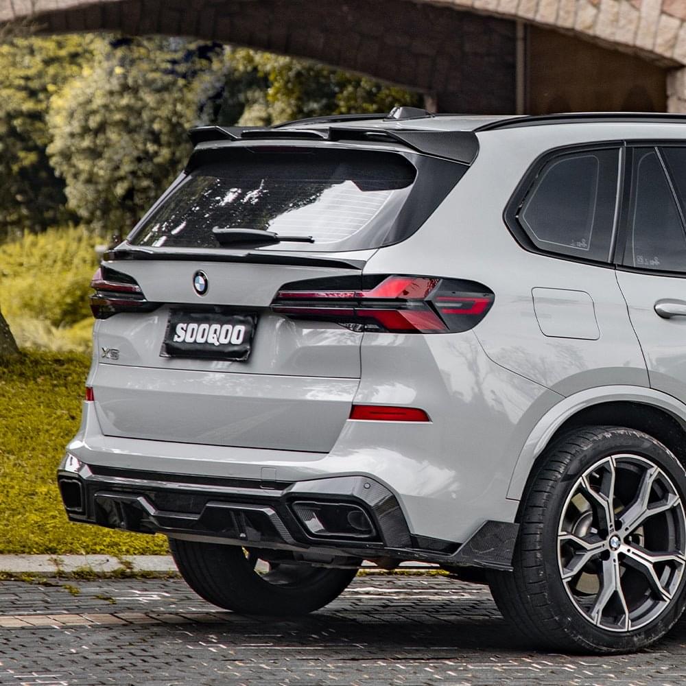 SOOQOO BMW X5 G05 Carbon Fiber Roof Spoiler.