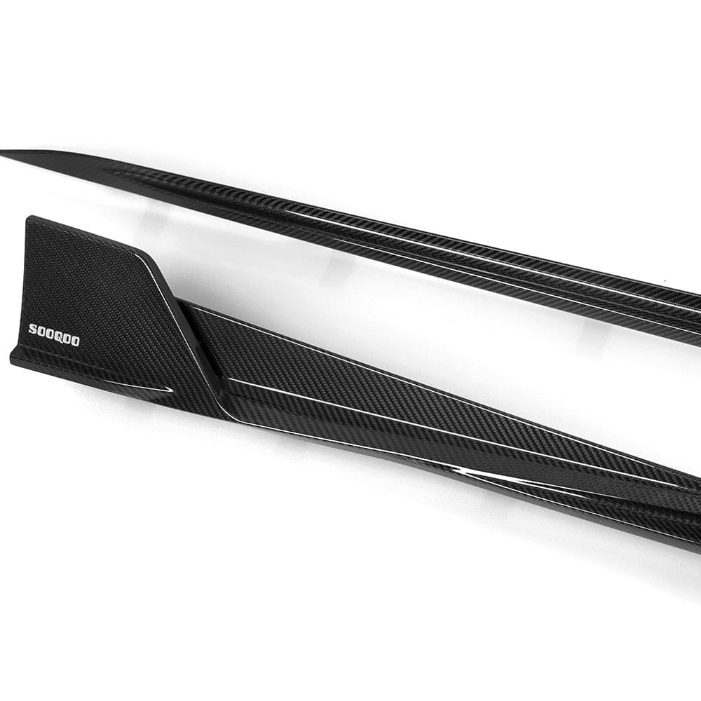 SOOQOO BMW X5 G05 Carbon Fiber Side Skirt.