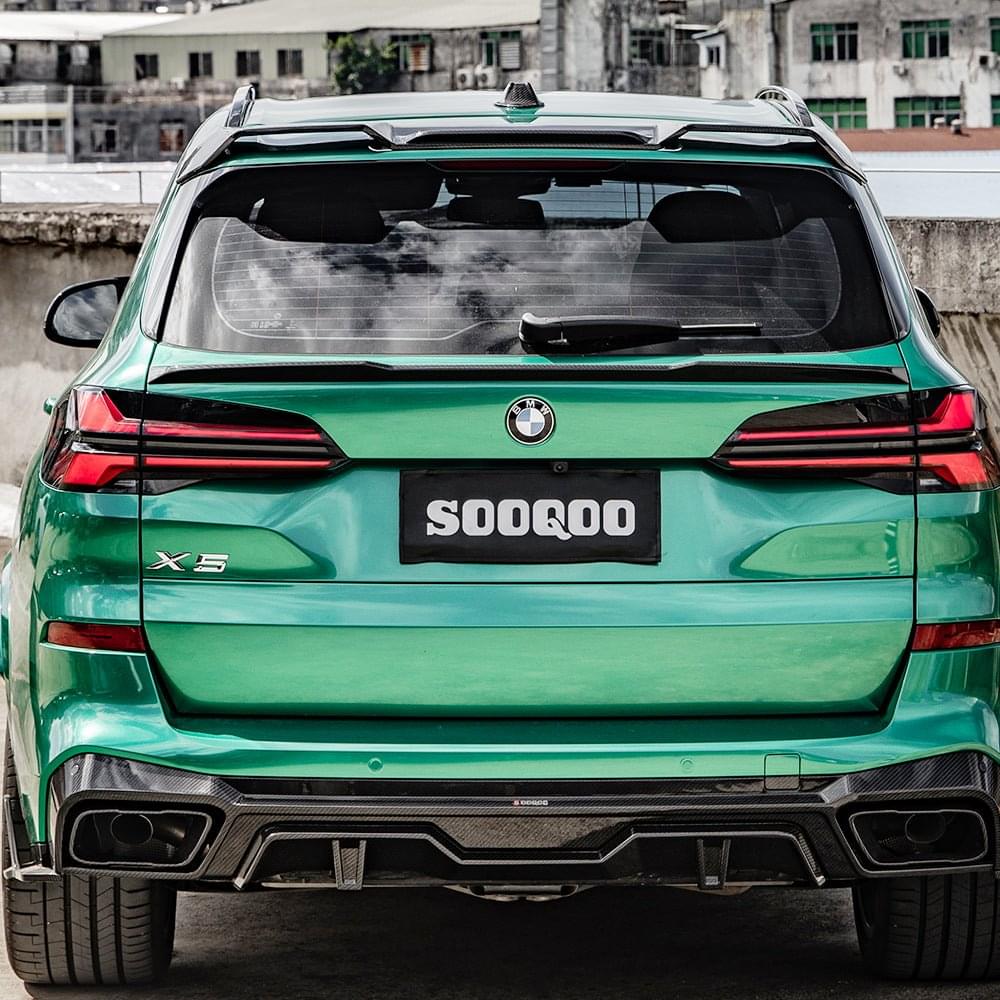 SOOQOO BMW X5 G05 Carbon Fiber Spoiler.