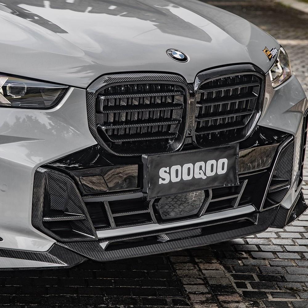 SOOQOO BMW X5 G05 LCI Carbon Fiber Front Centre Trim.