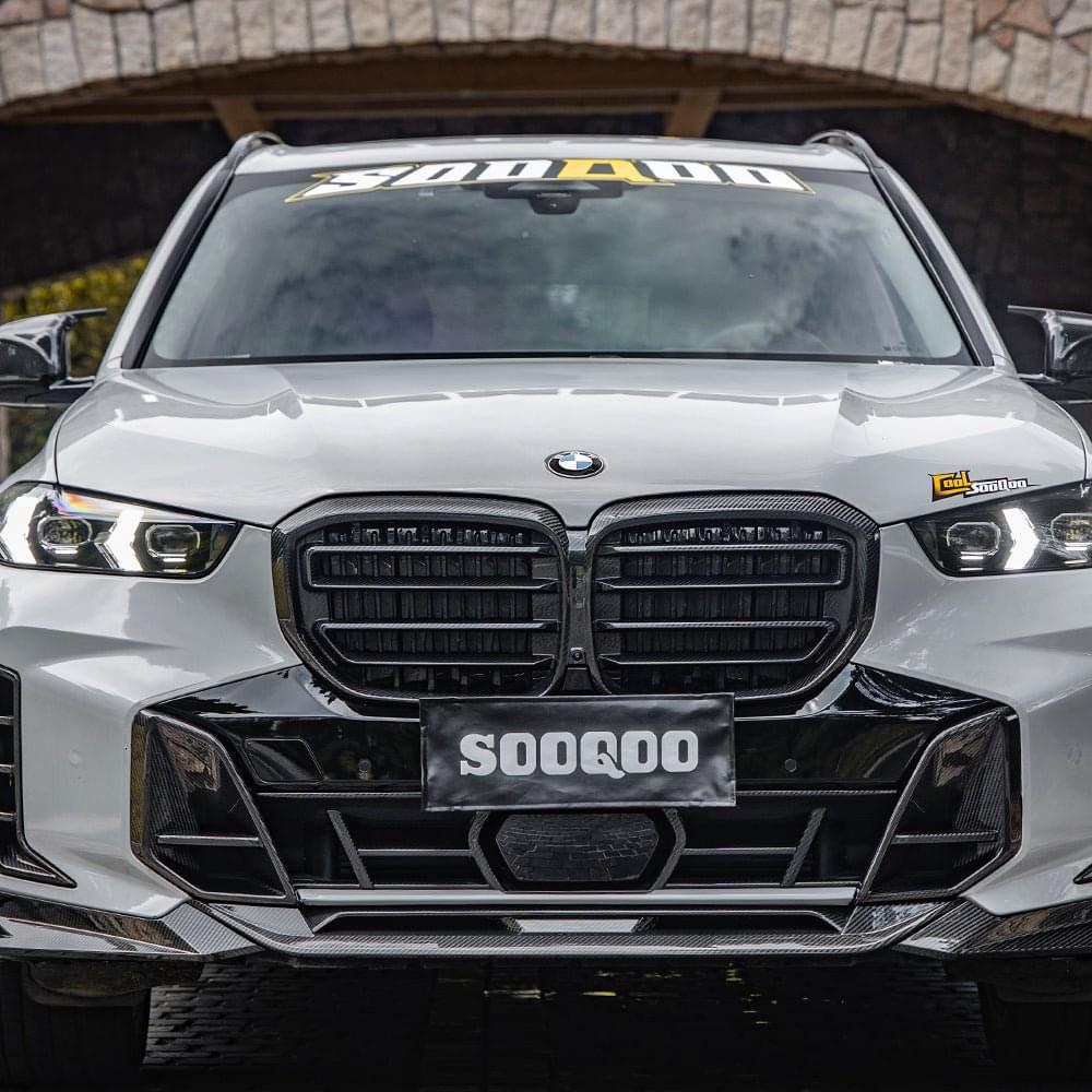SOOQOO BMW X5 G05 LCI Carbon Fiber Front Centre Trim.