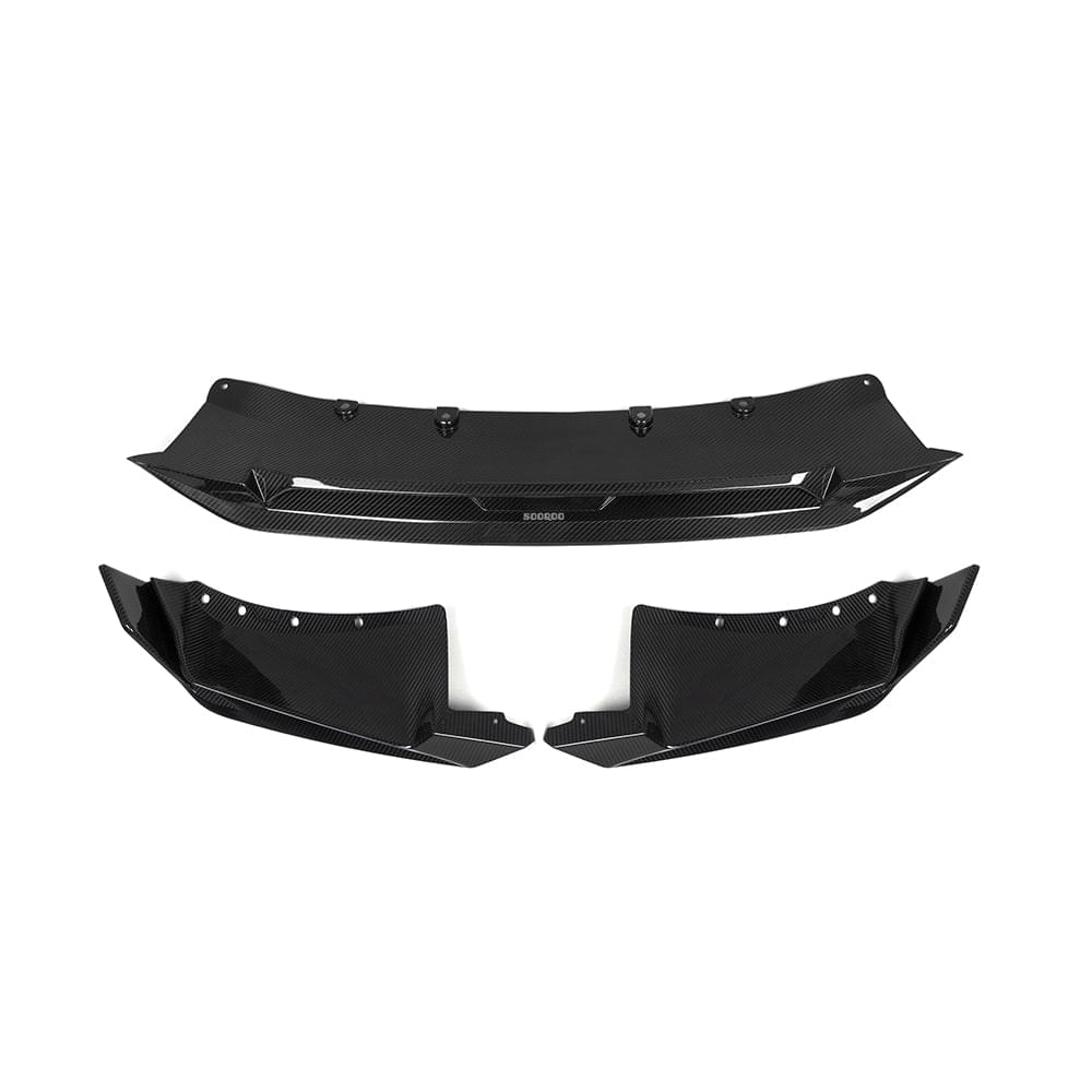 SOOQOO BMW X5 G05 LCI Carbon Fiber Front Lip.