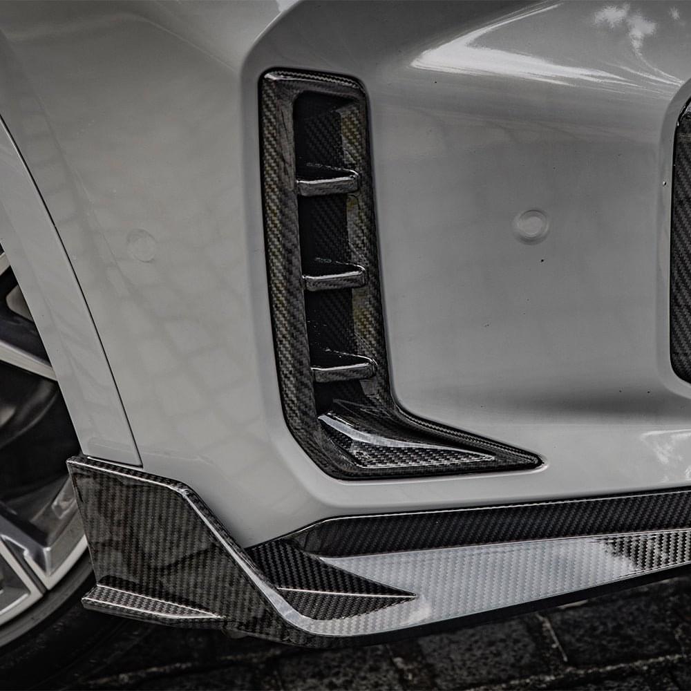 SOOQOO BMW X5 G05 LCI Carbon Fiber Front Lip.