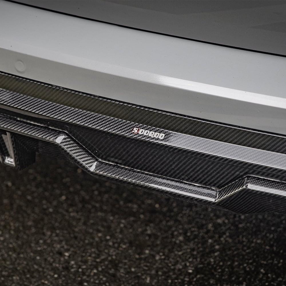 SOOQOO BMW X5 G05 SQ Style Carbon Fiber Diffuser.