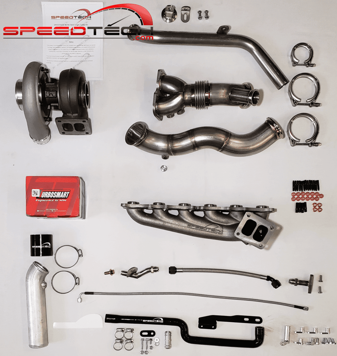 SPEEDTECH N54 BORGWARNER S362 SX-E TOP MOUNT KIT.
