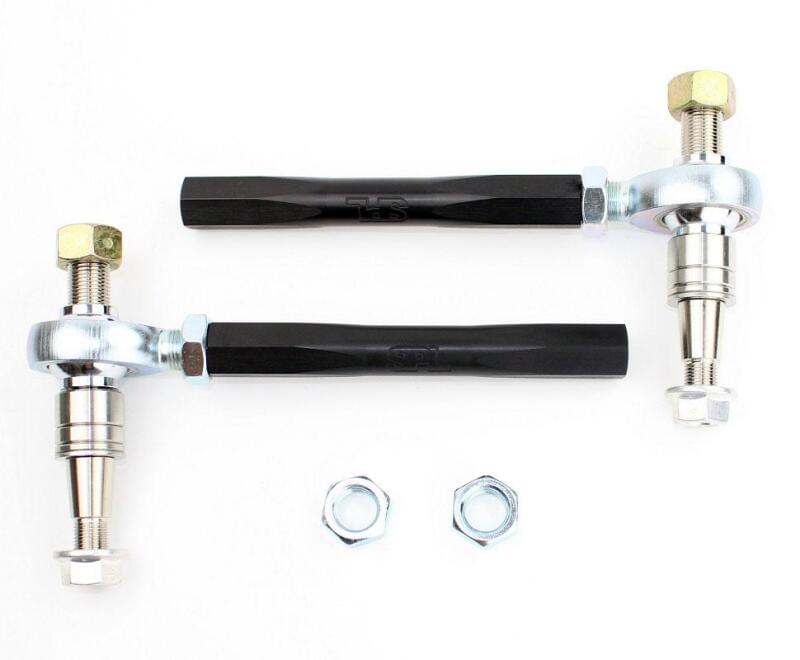 SPL Parts 2009+ Nissan 370Z Front Outer Tie Rod Ends Adjustable for Bumpsteer.