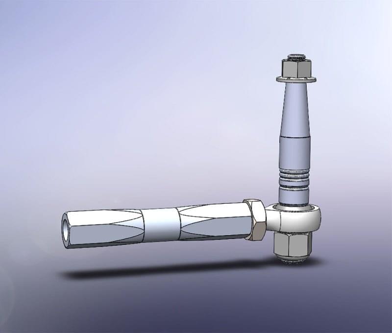 SPL Parts 2016+ Chevrolet Camaro (Gen 6) Front Tie Rod Ends (Bumpsteer Adjustable).