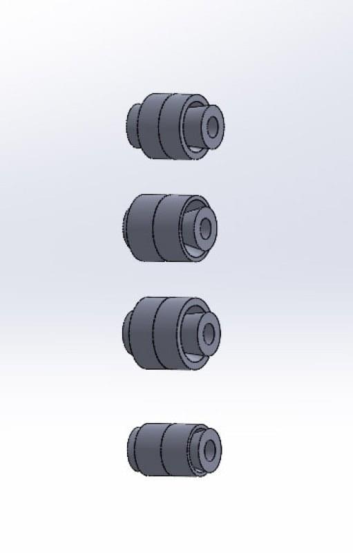 SPL Parts 2016+ Mazda Miata (ND) Rear Knuckle Bushings.