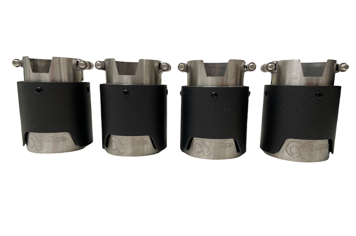 F87 BMW M2 and M2C Rear Exhaust Tips.