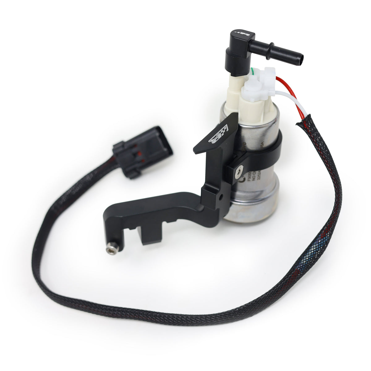 Precision Raceworks MKV Toyota Supra AFS upgrade fuel pump, rear view
