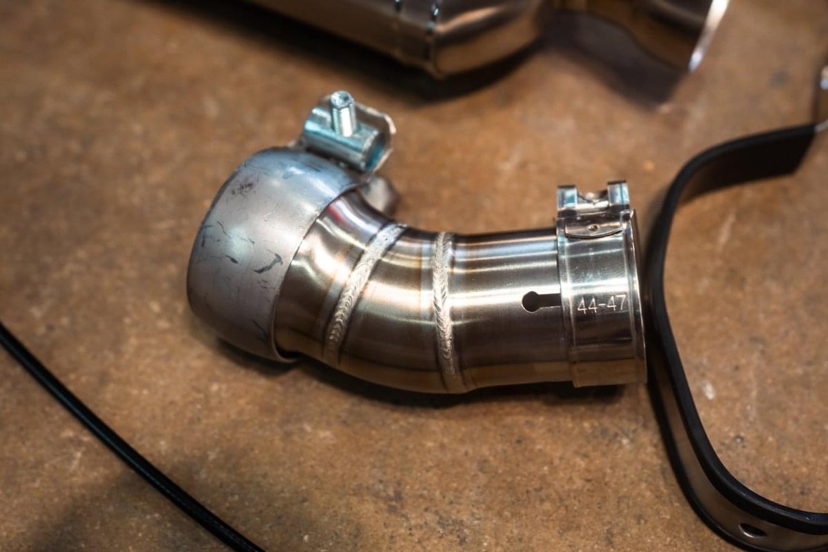 Valvetronic Motorcycle Valved Muffler.