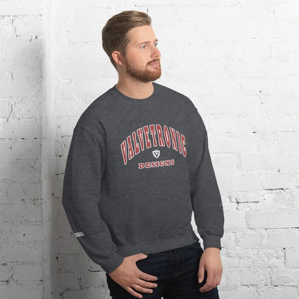 Valvetronic Varsity style sweatshirt.