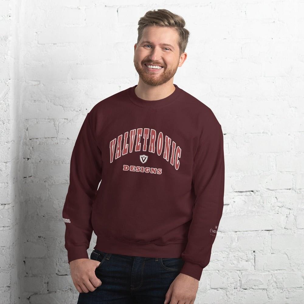 Valvetronic Varsity style sweatshirt.