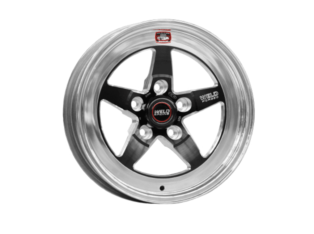 Weld S71 15x10 / 5x120mm BP / 7.5in. BS Black Wheel (Medium Pad) - Non-Beadlock.