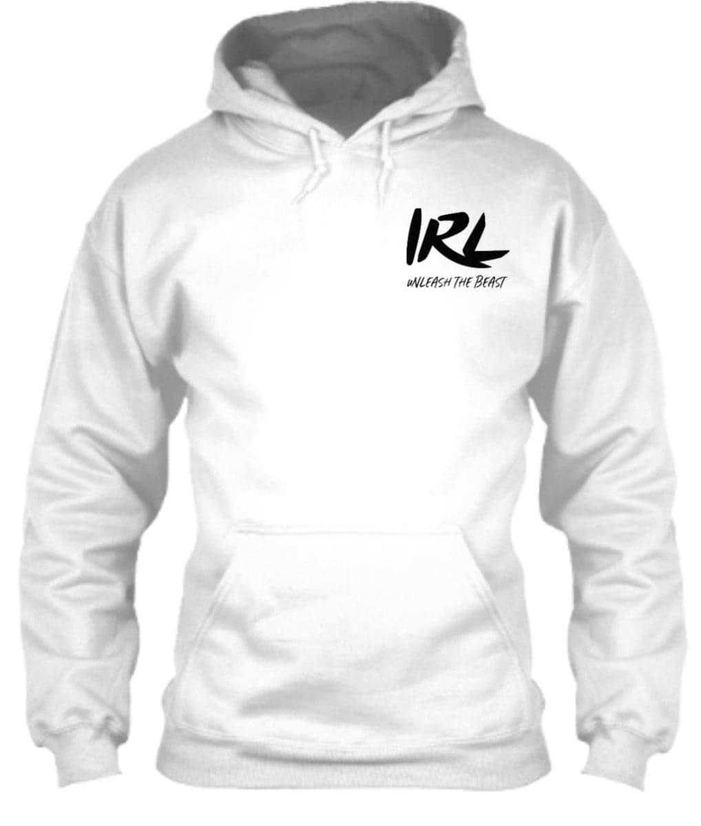White IRL Hoodie.