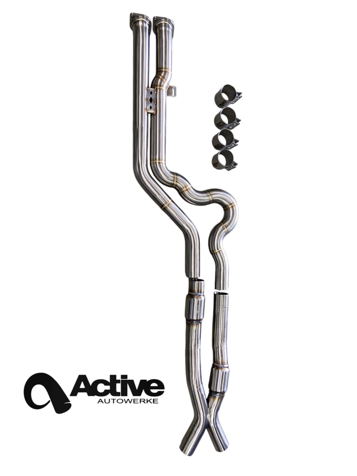 Active Autowerke X3M / X4M Signature Equal Length midpipe.