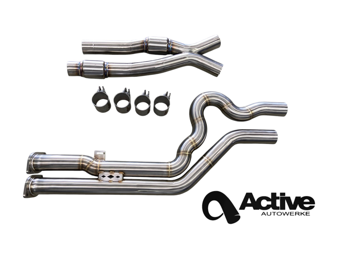 Active Autowerke X3M / X4M Signature Equal Length midpipe.