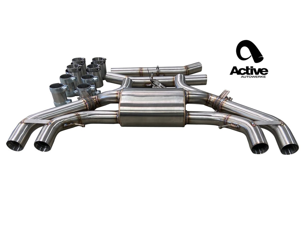 X3M and X4M Valved Rear Axle-back Exhaust.