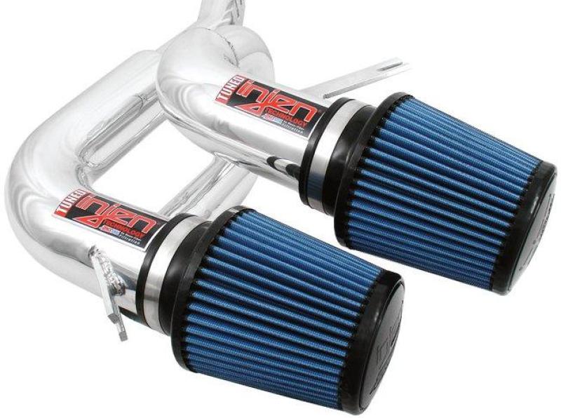 Injen 08-09 535i E60 3.0L L6 Twin intake & AMSOIL Filters Polished Short Ram Intake - COLORADO N5X