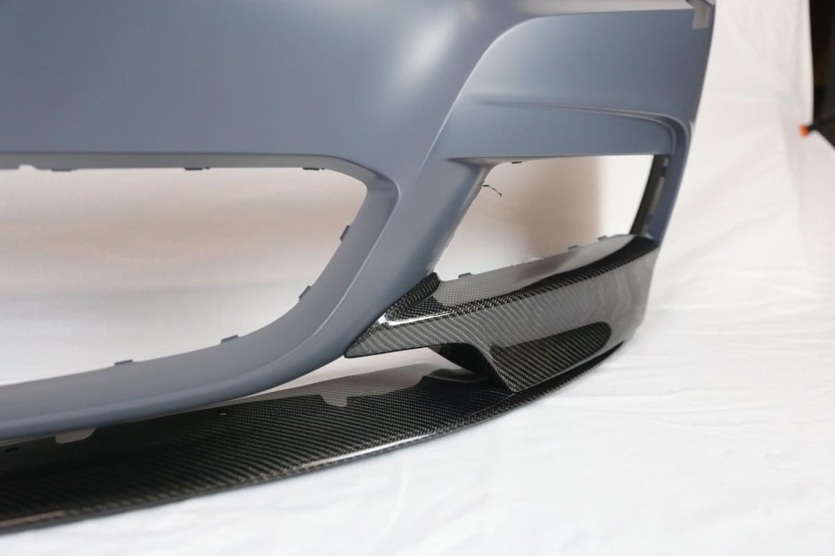 2012-2018 BMW F30 M-TECH Style Bumper + Carbon Front Lip.