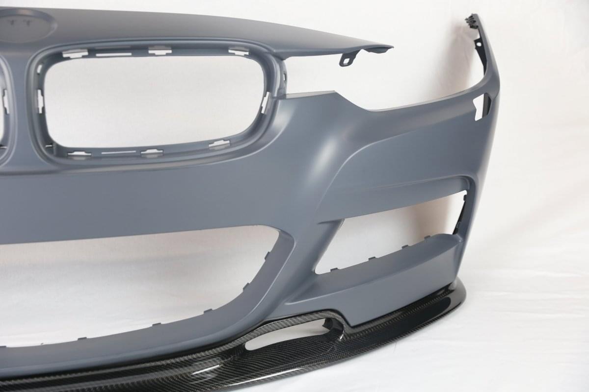 2012-2018 BMW F30 M-TECH Style Bumper + Carbon Front Lip.