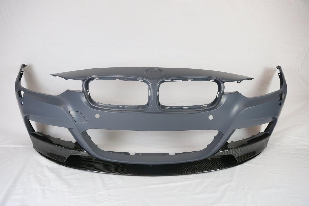 2012-2018 BMW F30 M-TECH Style Bumper + Carbon Front Lip.