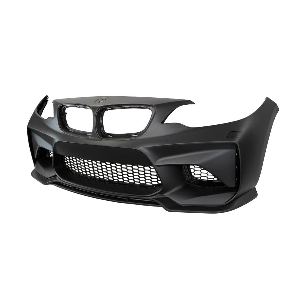 2013-2019 F22/F23 BMW M2 Style Front Bumper w/o PDC Holes w/ Front LIP.