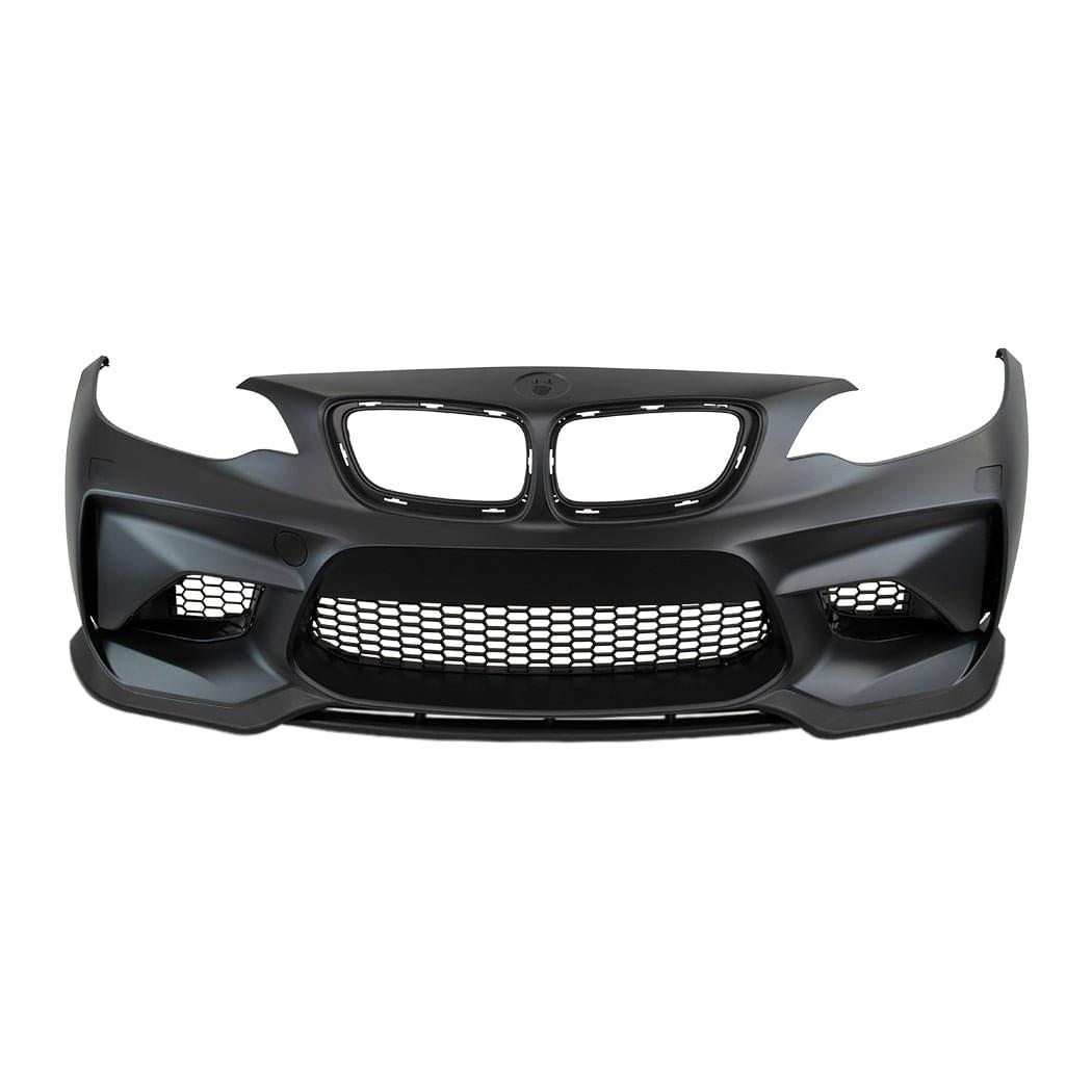 2013-2019 F22/F23 BMW M2 Style Front Bumper w/o PDC Holes w/ Front LIP.