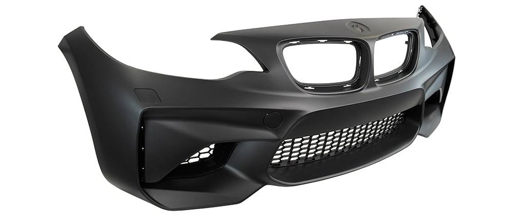 2014-2018 BMW F22/F23 M2 Style Front Bumper w/o PDC Holes.