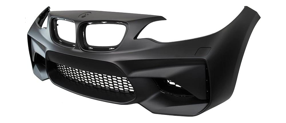 2014-2018 BMW F22/F23 M2 Style Front Bumper w/o PDC Holes.