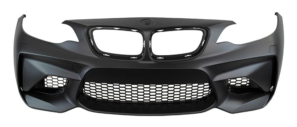 2014-2018 BMW F22/F23 M2 Style Front Bumper w/o PDC Holes.