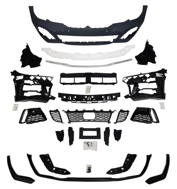 2019-2021 BMW G20 M-P Style Front Bumper W/ 4PDC holes.