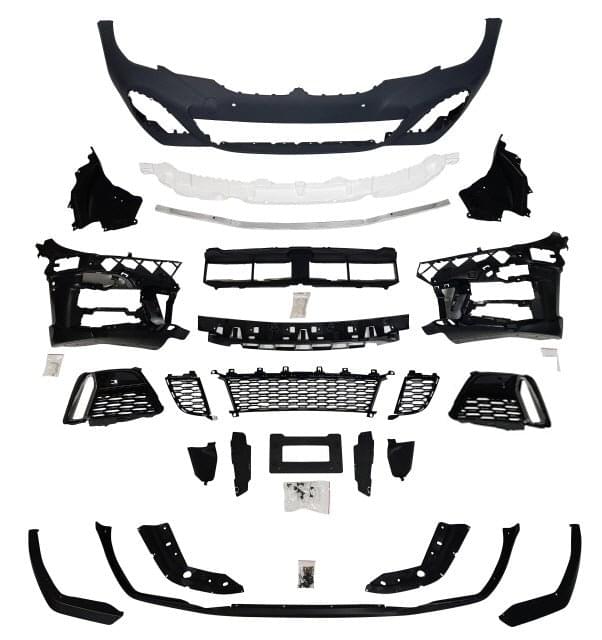 2019-2021 BMW G20 M-P Style Front Bumper W/ 4PDC holes.