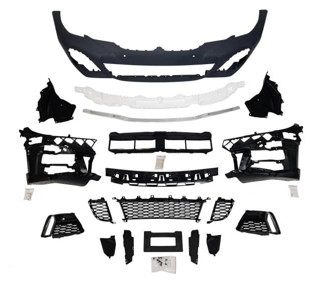 2019-2022 BMW G20 M340i Style Front Bumper W/ 4PDC holes.