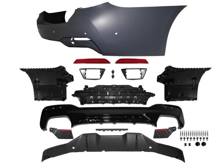 2021-2023 BMW G30 LCI Rear Bumper W/ PDC Covers.
