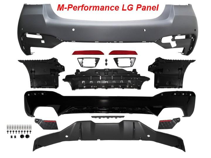 2021-2023 BMW G30 LCI Rear Bumper W/ PDC Covers.
