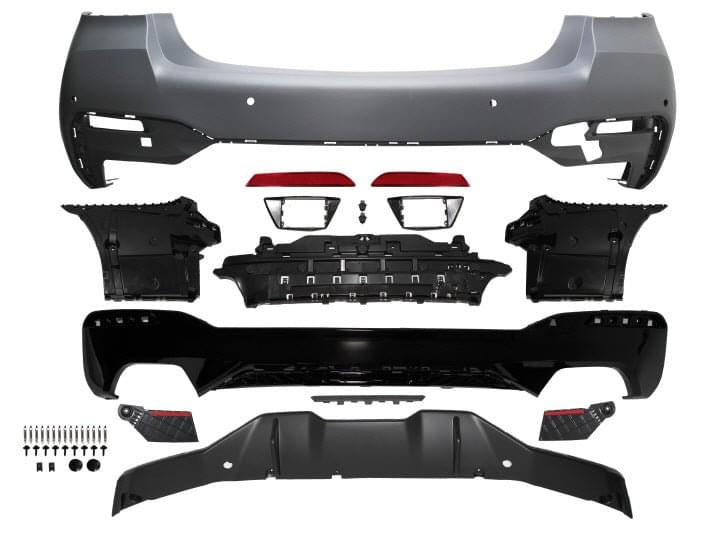 2021-2023 BMW G30 LCI Rear Bumper W/ PDC Covers.