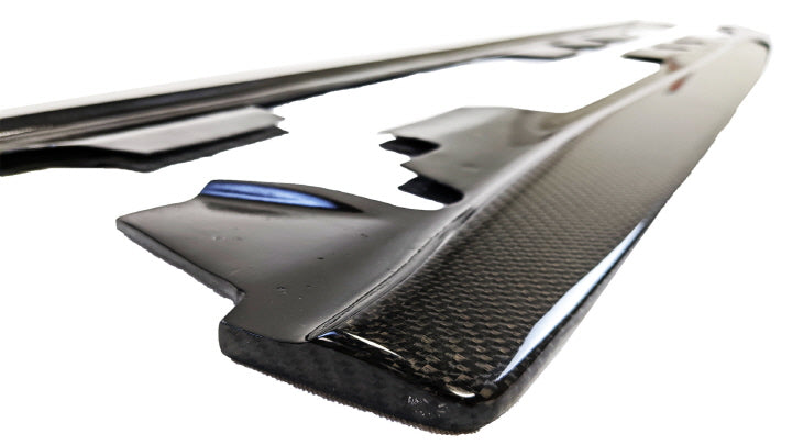 2007-2013 BMW M3 (E92 / E93) E-Type Carbon Fiber Side Skirt Extensions - COLORADO N5X