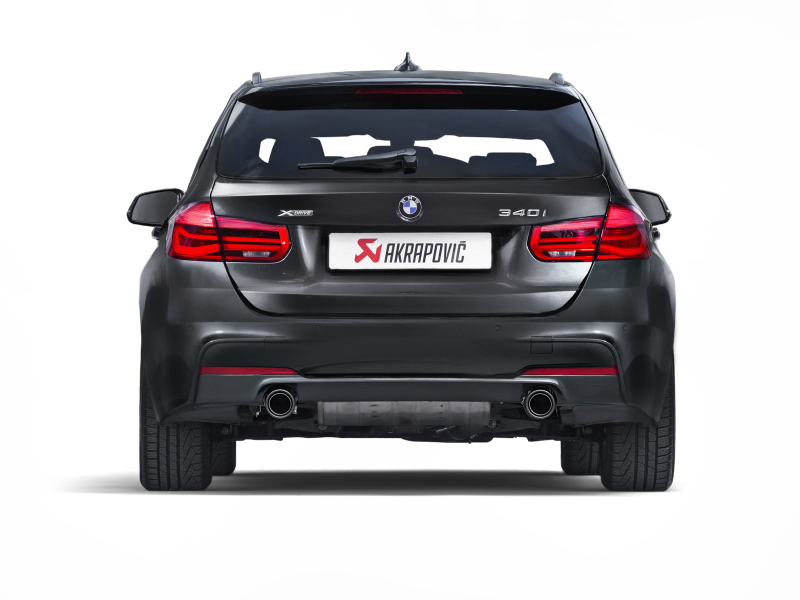 Akrapovic 16-17 BMW 340i (F30 F31) Evolution Line Cat Back (SS) w/ Carbon Tips (Req. Link Pipe) - COLORADO N5X
