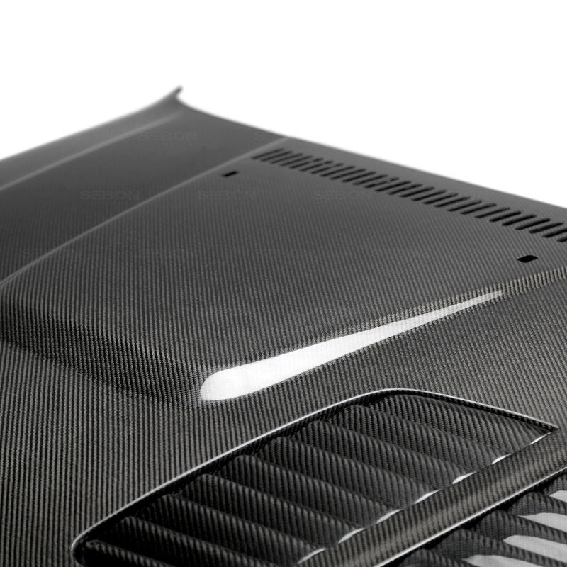 Seibon 08-11 BMW 1 Series (E81/E82) 2DR/HB GTR-Style Carbon Fiber Hood - COLORADO N5X
