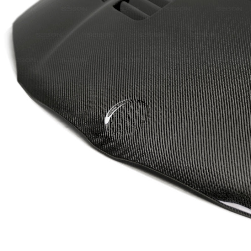 Seibon 08-11 BMW 1 Series (E81/E82) 2DR/HB GTR-Style Carbon Fiber Hood - COLORADO N5X